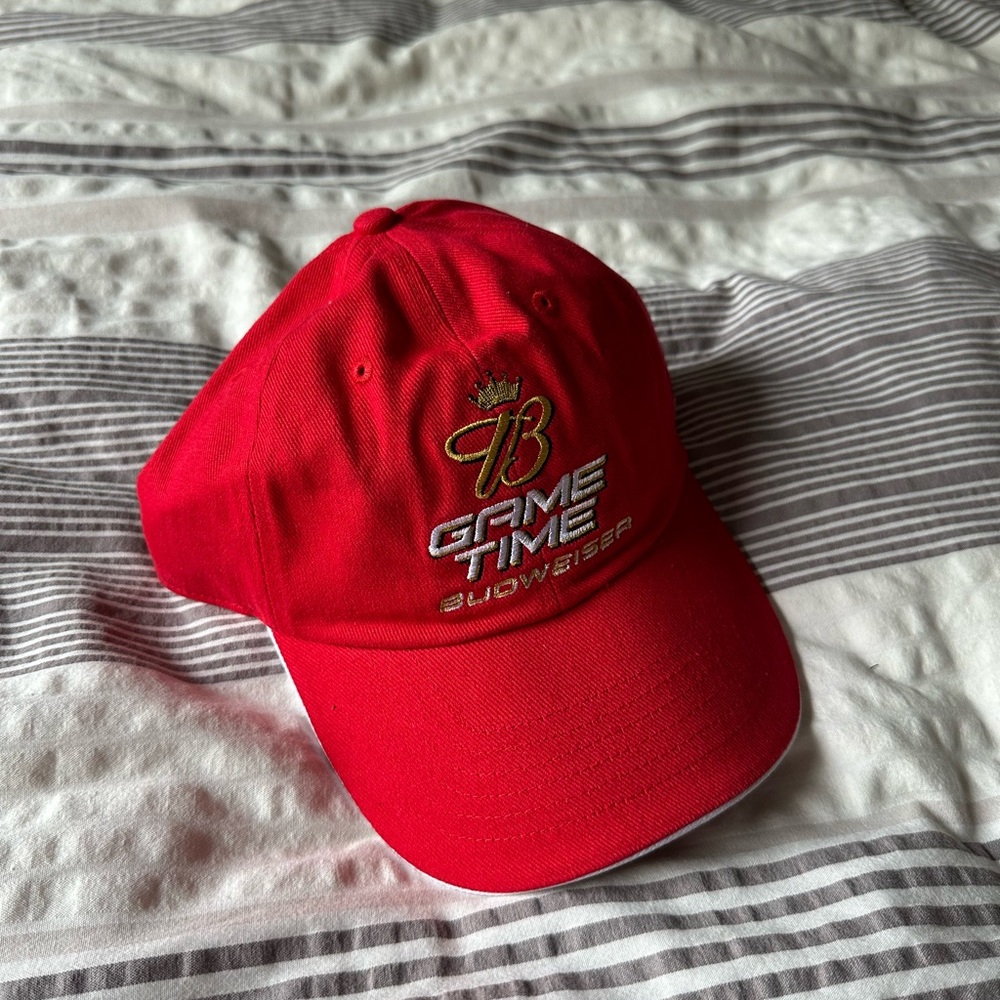 budweiser game time nfl vintage hat 🏈
